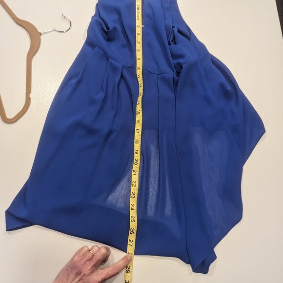 Aryeh Size Small Royal Blue High-Low - Picture 12 of 13